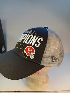 Gorra de camionero ajustable de la conferencia de campeones del Super Bowl de los Kansas City Chiefs - Imagen 1 de 12
