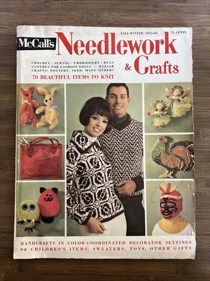 McCall's Needlework & Crafts Magazine Fall-Winter 1965-66 Vintage Ads DIY 60s - Image 1 of 4
