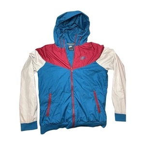 Nike Jacket Mens Small Blue Retro Sportswear Windrunner Windbreaker Colorblock - Picture 1 of 12