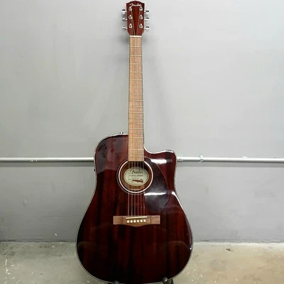 芬达 CD-140SCE 桃花心木 Dreadnought Cutaway 原声右手电动 G (CP4006864) — 第 1/4 张图片