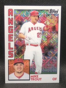 Mike Trout 2019 Topps Update Silver Pack 1984 Chrome Mojo T84U-1 L.A. Angels - Picture 1 of 2