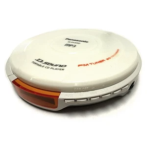 Panasonic SL-SV590 White Personal CD/MP3 Player with D.sound FM Tuner - Picture 1 of 4