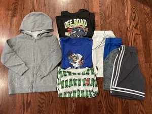 Boys Size 8 Summer Clothes Lot: Minecraft, Dog Man, Shorts - Picture 1 of 10