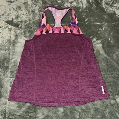 Reebok Speedwick Tank Top Women's M Purple Stretch Training Racerback Athletic - Image 1 of 4