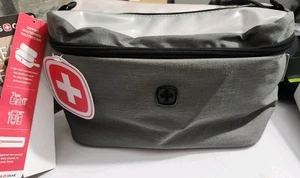 Swiss Gear Dopp Kit Travel Accessories Toiletries Bag Gray New - Picture 1 of 7