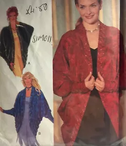 VINTAGE 'STYLE' COCOON JACKET PATTERN 2555 SIZES SM - XL - Picture 1 of 2