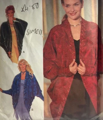 VINTAGE  'STYLE' COCOON JACKET PATTERN 2555 SIZES SM - XL - Image 1 of 2