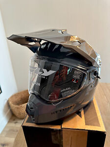 FLY RACING Trekker Solid Helmet, Gray, Large