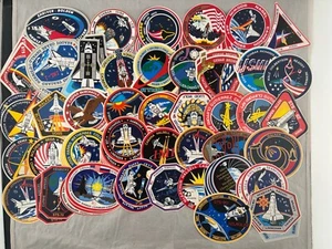 NASA STS Mission Aufkleber Konvolut 72 (ca.) Shuttle Mission Sticker - Bild 1 von 11