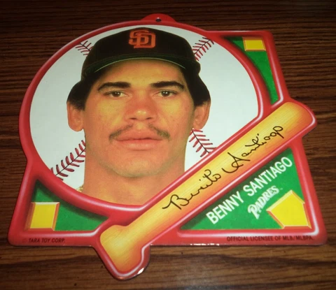 San Diego Padres Benito Santiago Play Ball Superstar Plaque Cover