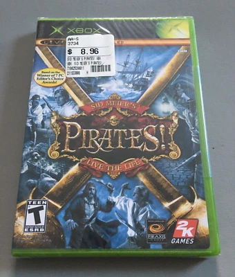 New! Sid Meier's Pirates! Live the Life Microsoft Xbox 2005 US Seller Ships Free - Image 1 of 4