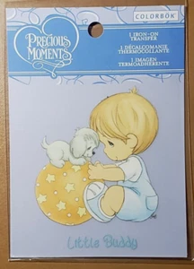 Transferencia de arte para planchar PRECIOUS MOMENTS - LITTLE BUDDY - Imagen 1 de 2