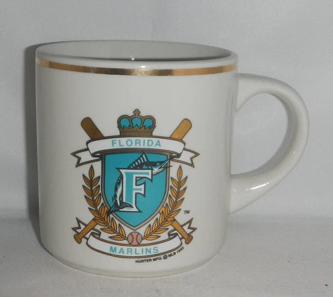Vintage 1992 Miami Florida Marlins Coffee Mug Cup by Hunter Cover