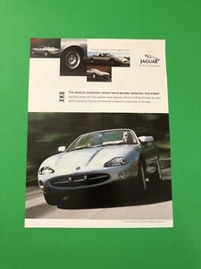 2000 2001 JAGUAR XK8 ORIGINAL VINTAGE PRINT AD ADVERTISEMENT PRINTED - Picture 1 of 1