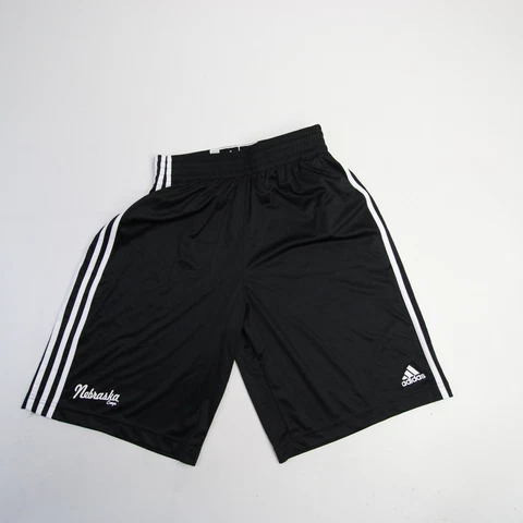 Nebraska Cornhuskers adidas Climalite Athletic Shorts Men's Black New Cover