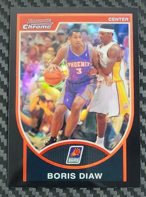 2007-08 BOWMAN CHROME BORIS DIAW REFRATOR PRETO #D 16/199 - Imagem 1 de 2