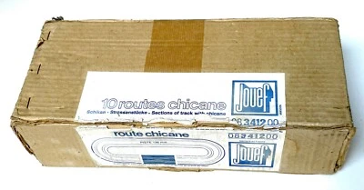 Jouef circuit voitures slot 10 x routes chicane réf 3412 avec boîte distributeur - Photo 1/4