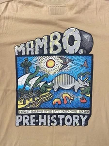 Vintage 1996 MAMBO Pre-History Mens T-shirt Sydney Harbour Reg Surf Australia - Bild 1 von 8