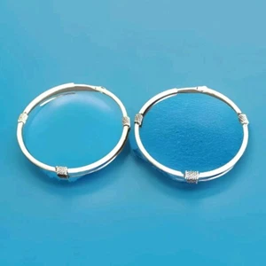 Erick's Sterling Silver 2 in. Wide Braided Hoop Earrings Taxco.925 - Picture 1 of 6