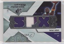 2008-09 SPx Winning Materials Die-Cut /25 Lamar Odom #SPX-LO Triple Patch