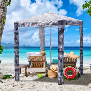 Portable Beach Cabana Tent Sun Shelter 180cm UPF50+Carry Bag UV Protection Shade - Picture 1 of 9