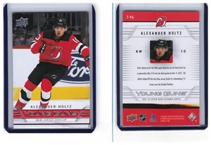 21/22 Upper Deck Extended Retro Young Guns #96 Alexander Holtz New Jersey Devils - Imagen 1 de 1