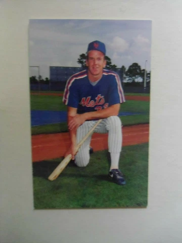 1990-91-NEW YORK METS-Barry Lyons POSTCARD Cover