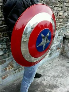 Captain America Shield X-Mas Cosplay Prop Best Steel Metal Shield Gift Prop - Picture 1 of 4