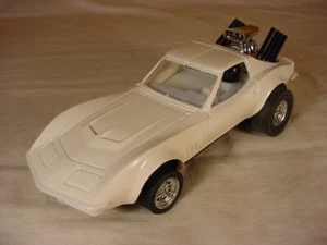 Rare Spanish Scalextric Chevrolet Corvette 4050 White Sample EXIN. Prototype - Picture 1 of 5