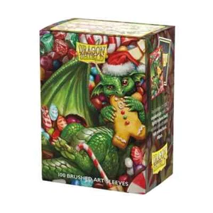 Sleeves: Dragon Shield: Limtied Edition: Brushed Art: Christmas 2024 New - Picture 1 of 1