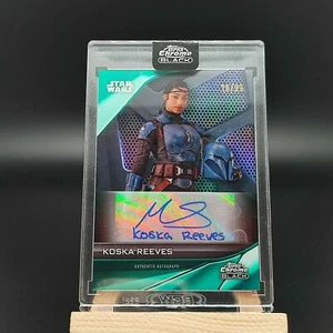 2023 Topps Chrome Black Star Wars: KOSKA REEVES AUTOGRAPH 10/99 - Bild 1 von 1