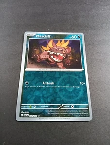 Pokemon Paldean Fates Maschiff Reverse Holo Common Card 062/091 NM - Picture 1 of 1