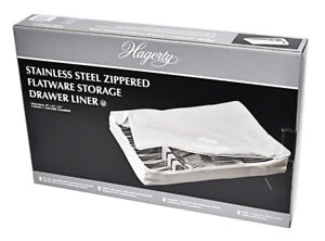 Hagerty Stainless Steel Zippered Drawer Liner