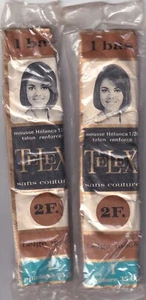 Bas mousse TELEX coloris Beige Mode. Taille 1. French vintage stockings. - Picture 1 of 4