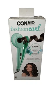 Conair Fashion Curl Curling Iron Mint Green 120V Hair Curler CD213G - Picture 1 of 16