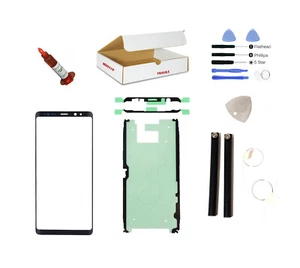 Screen Repair Kit Compatible Galaxy Note 9 Black Front Glass Lens Replacement - Picture 1 of 6