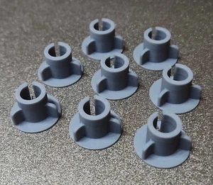Super8 to 8mm Movie Projector Film Spool Spindle Insert Adapters 10 Piece Set - Picture 1 of 1