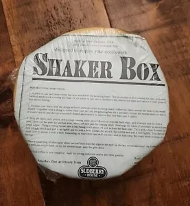 Vintage Sudberry House scatola shaker in legno espositore ricamo confezione originale USA - Foto 1 di 8