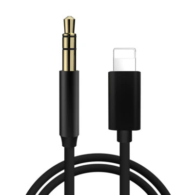 Lote de cables adaptadores de audio auxiliar para automóvil iPhone 7 8 X XR 11 12 13 Pro Max 8 pines a 3,5 mm Foto 1 de 4