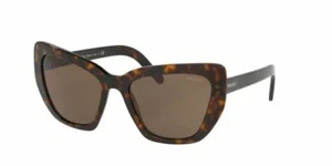Prada Sonnenbrille SPR08V 2AU-8C1 braunes Gestell braune Gläser 55 mm ST* - Bild 1 von 1