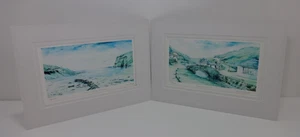 Cornwall signierte Kunstdrucke limitierte Auflage Mary Reed Boscastle Crackingham Haven - Bild 1 von 13