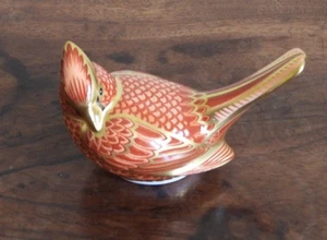 ROYAL CROWN DERBY AMERICAN CARDINAL PAPERWEIGHT - Picture 1 of 5