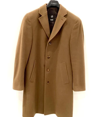 BUGATTI Men's Wool/Cashmere Overcoat. Size L/XL. Tan. EU Designer Import. As New - image 1 of 4