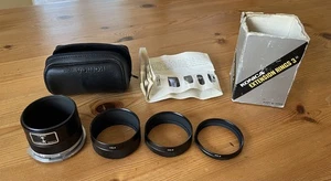 Konica Camera  Extension Rings 3 With Case. Five Piece nos. 1-5. - Picture 1 of 2
