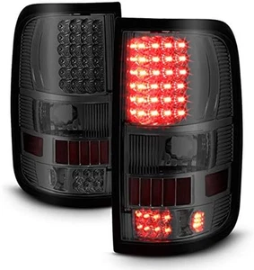 - for 04-08 Ford F150 F-150 Pickup Truck Styleside Model Smoke LED Tail Lights B - Imagen 1 de 12