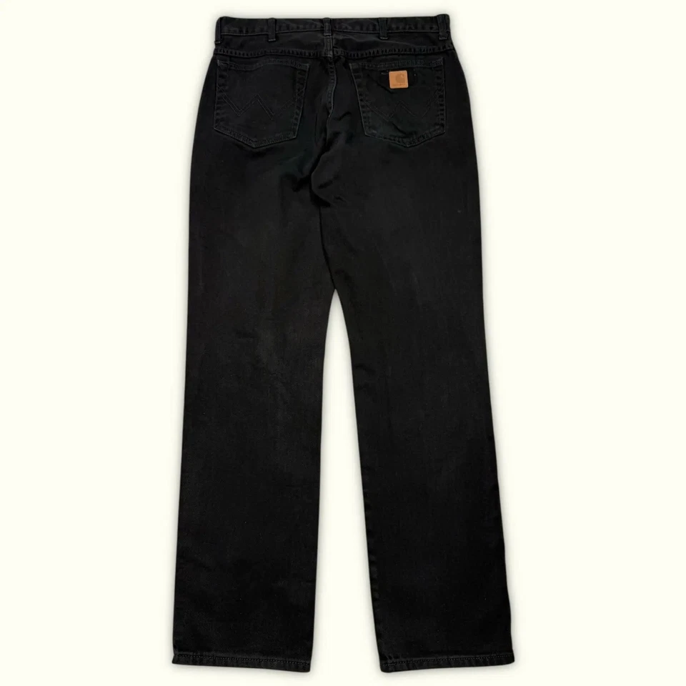 carhartt Vaqueros w34/l34 Negro Excelente Hombres - Imagen 1 de 4