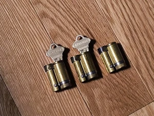 3 Schlage LFIC Core C Keyway 3 Bedienelemente 2 Tasten alle gleichschließend Set gebraucht - Bild 1 von 5