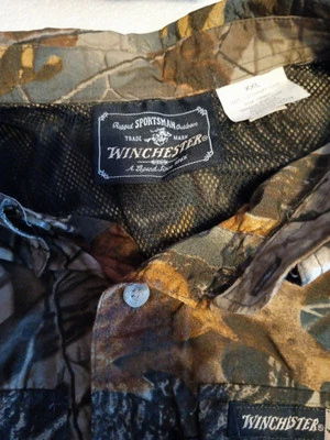 Winchester 2XL Button Down Shirt In Realtree Hardwoods Camo. Pre Owned - Image 1 of 4