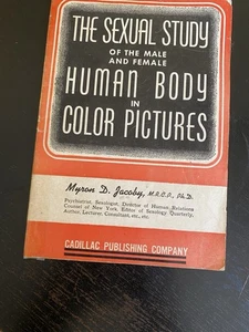 Sexual Study Of The Male And Female Body Myron D. Jacoby SC 1942 - Picture 1 of 11