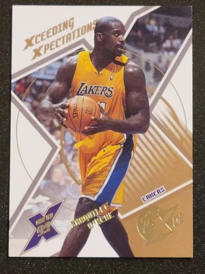2002 Topps Xceeding Xpectations Shaquille O'Neal #156 /750 Gold Foil - Image 1 of 3